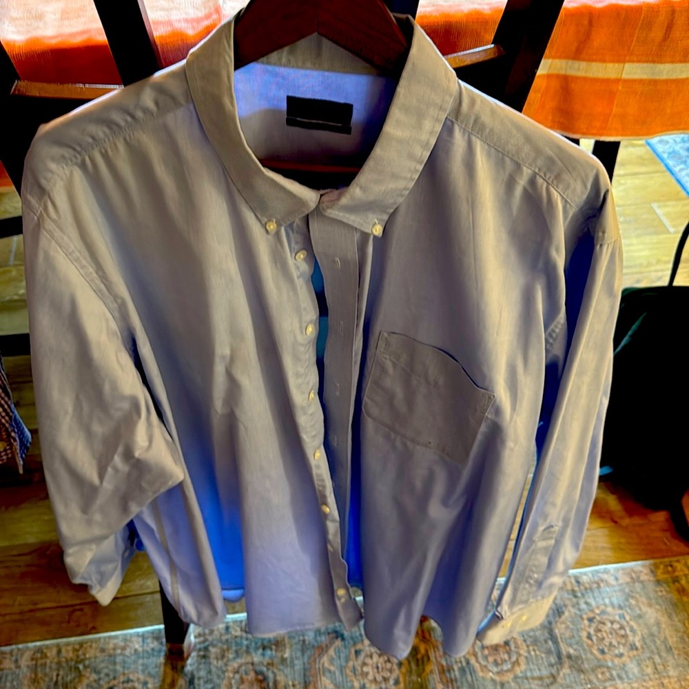 Club Room Big Men’s Dress Shirt in Blue